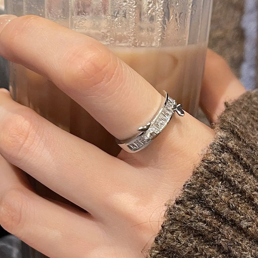 Celeste Baguette-Cut Luxe Band Ring