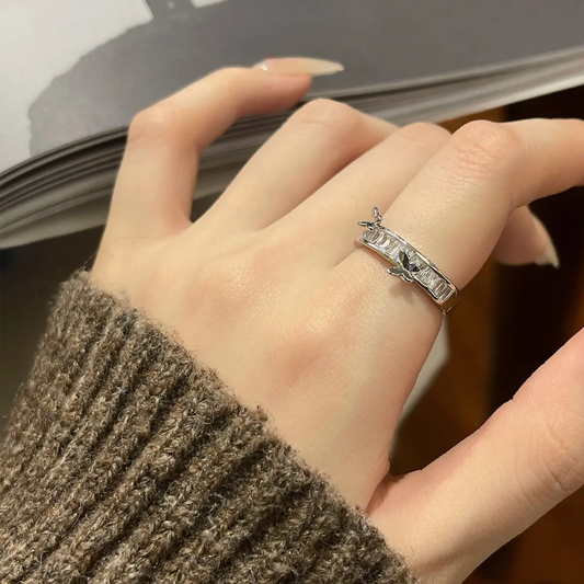 Celeste Baguette-Cut Luxe Band Ring