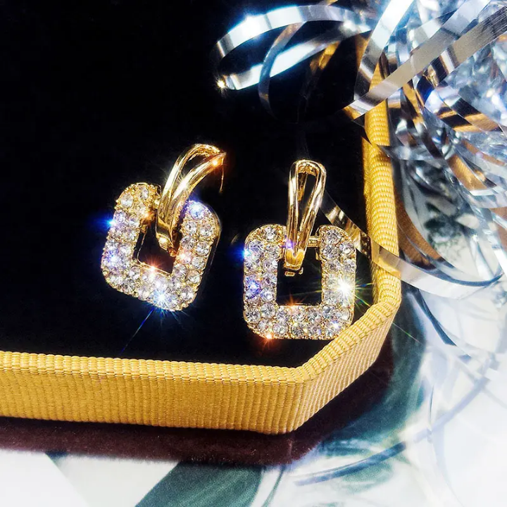 Aurora Blush Spark Stud Earrings