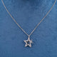 Baguette Star Pendant Necklace