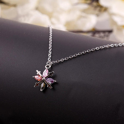 Multicolour Marquise Starburst Pendant Necklace