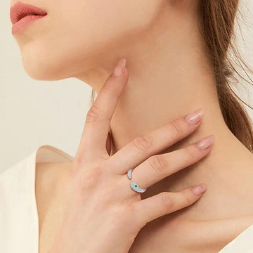 Serpentina Luxe Adjustable Snake Ring