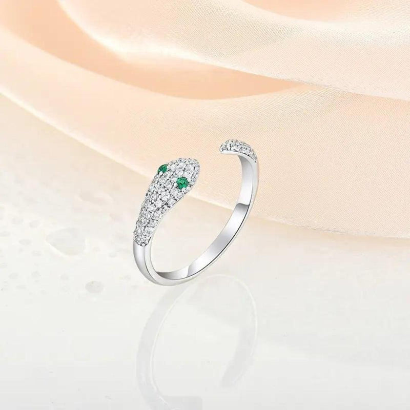 Serpentina Luxe Adjustable Snake Ring