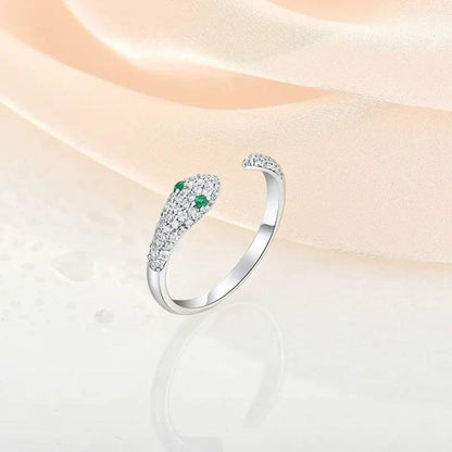 Serpentina Luxe Adjustable Snake Ring