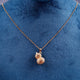 Fortuna Gourd Duo Spark Pendant Necklace