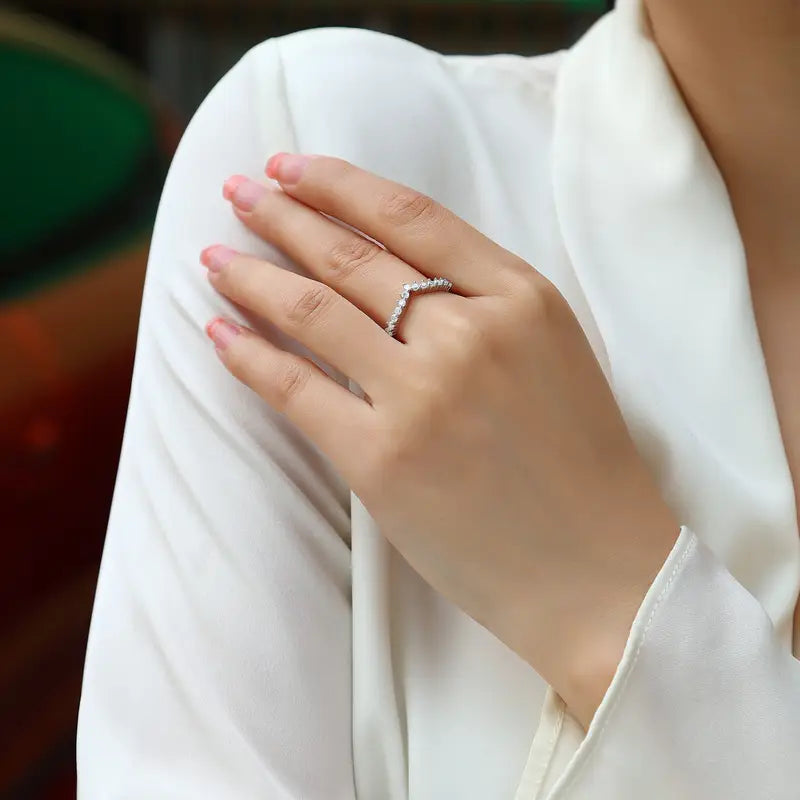 Celestia Wishbone V Ring