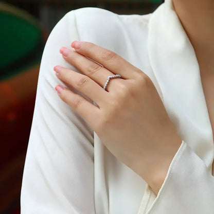 Celestia Wishbone V Ring