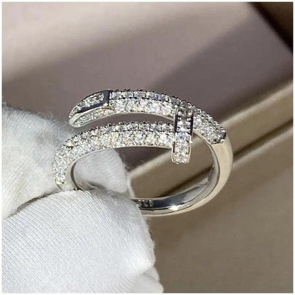 AstraArc™ Pavé Wrap Statement Ring