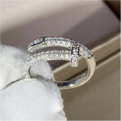 AstraArc™ Pavé Wrap Statement Ring