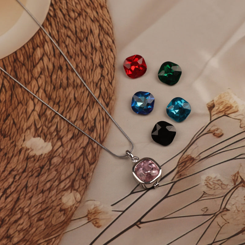Aurelia Interchangeable Gem Pendant