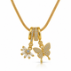 Golden Butterfly Charm Necklace