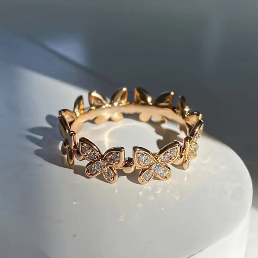 Celestia ButterflyBloom Eternity Ring