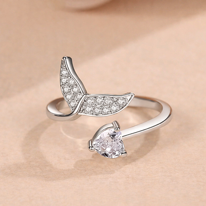 AstraWing Solitaire Open Ring