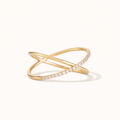 Lumière Infinity Heart Open Ring