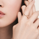 Lumière Infinity Heart Open Ring