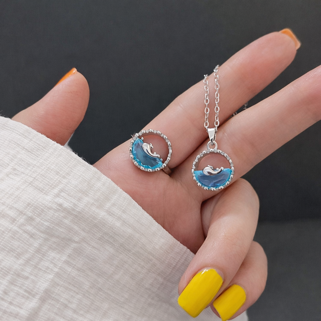 Oceanéa Dolphin Halo Ring