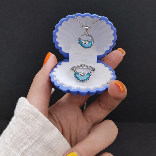 Oceanéa Dolphin Halo Ring