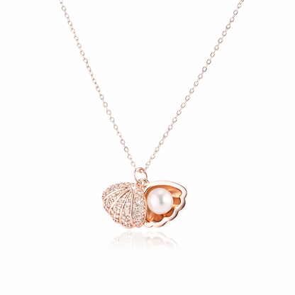 Aurelia Pearl Shell Pendant Necklace