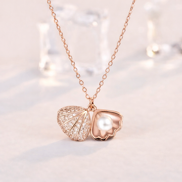 Aurelia Pearl Shell Pendant Necklace