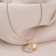 LumiShell Pearl Radiance Pendant Necklace