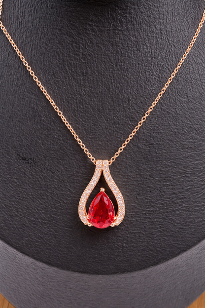 Teardrop Pendant Necklace