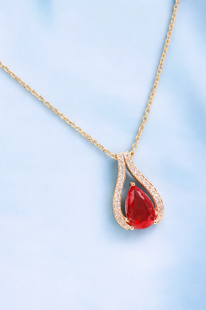 Teardrop Pendant Necklace