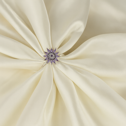 Lavender Petal Blossom Ring