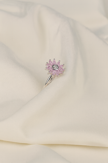 Blush Radiance Daisy Ring