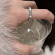 Monaco Facet Pavé Band Ring