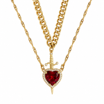 Scarlet Blade Necklace Set