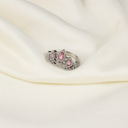 Royal Pink Crest Ring
