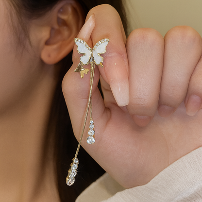 Butterfly Charm Drop Earring
