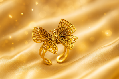 Filigree Butterfly Grace Ring