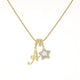 Initial Star Charm Necklace