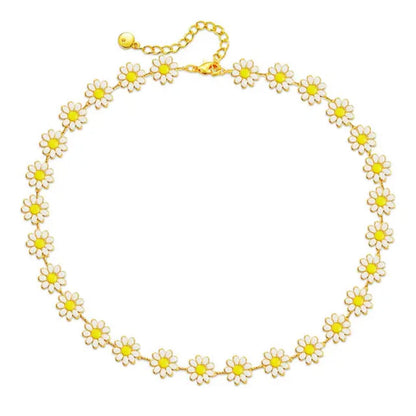 Sunflower necklace pendant
