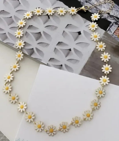 Sunflower necklace pendant