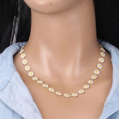 Sunflower necklace pendant