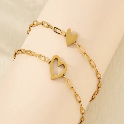 Forever Hearts Duo Bracelet Set