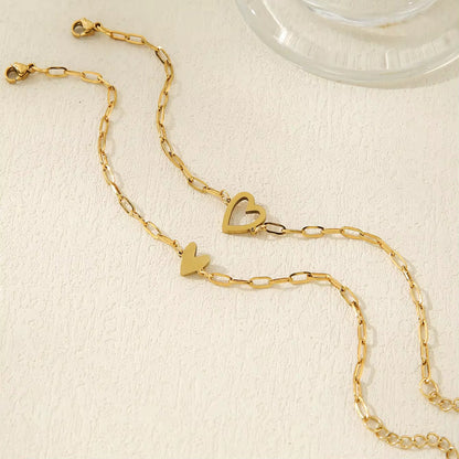 Forever Hearts Duo Bracelet Set