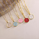 GraceStone Enamel Cross Necklace