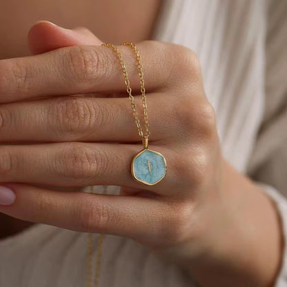 GraceStone Enamel Cross Necklace