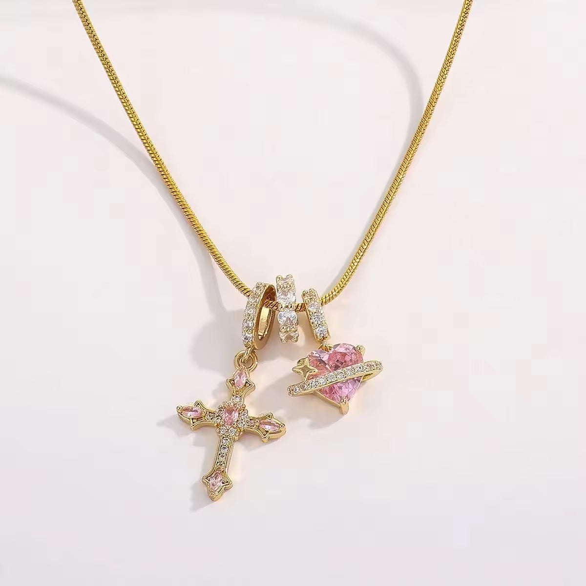 Faith & Love Charm Necklace