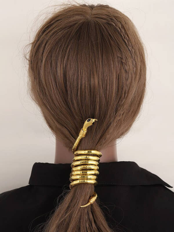 Gilded Serpent Collar Necklace