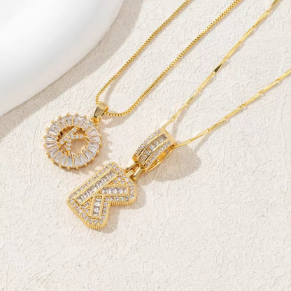 Twin Initial Luxe Necklace