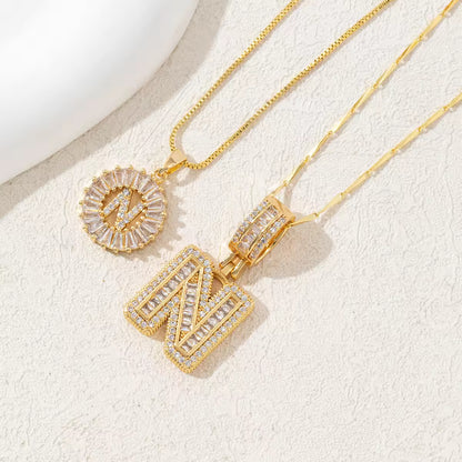Twin Initial Luxe Necklace