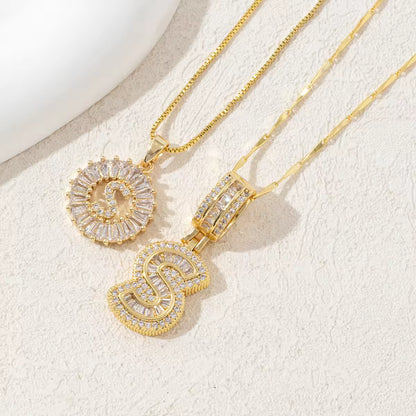 Twin Initial Luxe Necklace