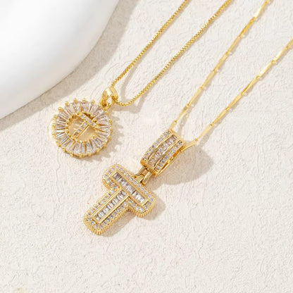 Twin Initial Luxe Necklace