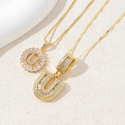 Twin Initial Luxe Necklace