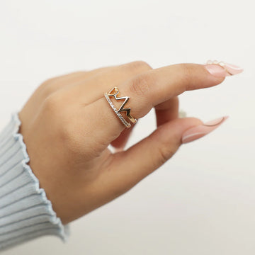 Rosé PulseLove Stack Ring Set