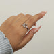 ButterflyGlint Open Wrap Ring